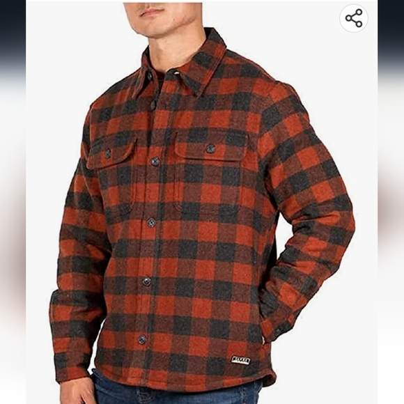 Jachs Jackets & Coats Jachs New York Wool Blend Plaid Shirt Jacket